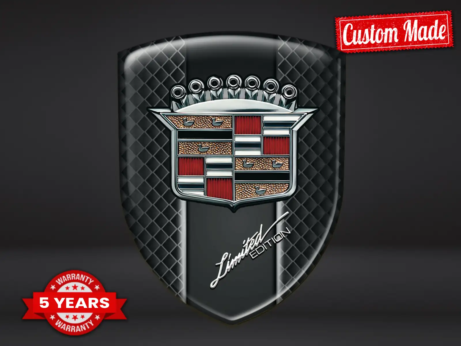 Cadillac Silikon Aufkleber Premium Top Domes SUVs ST